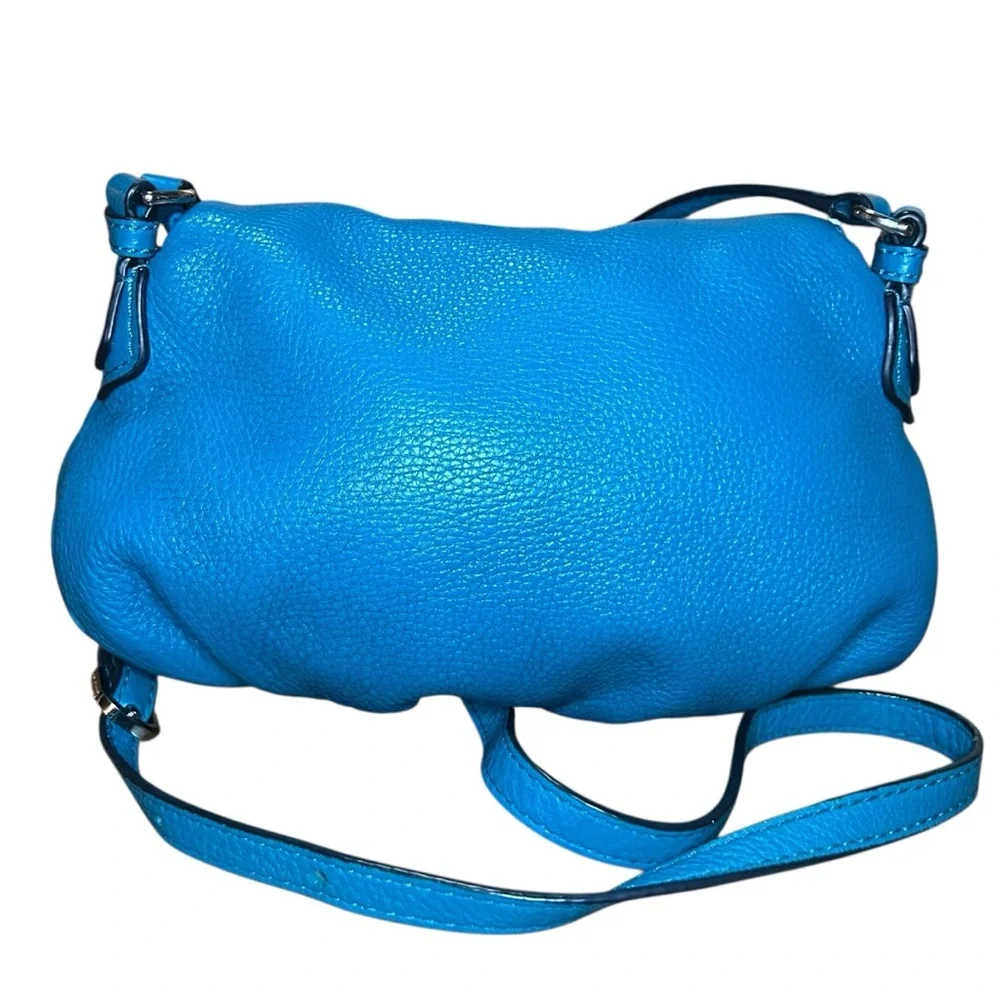 Marc Jacobs Natasha Hobo Vibrant Blue Crossbody Bag - Picture 3 of 11